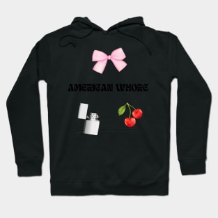 American Whore Song Print Sticker Pack Hoodie